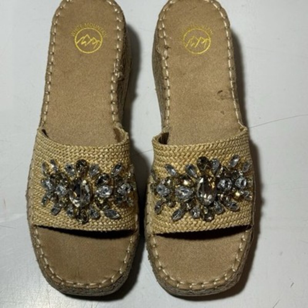 White Mountain Women's Beige Espadrilles